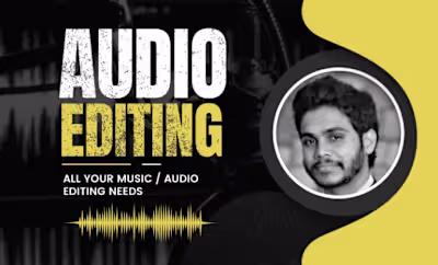 I will edit, cut, loop or mix audio songs or music tracks