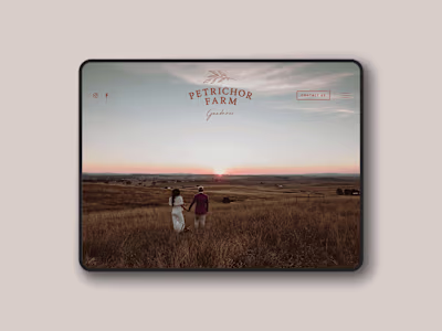 Petrichor Farm: Brand Identity and Website Design