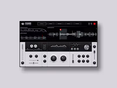 Audio Dashboard Design