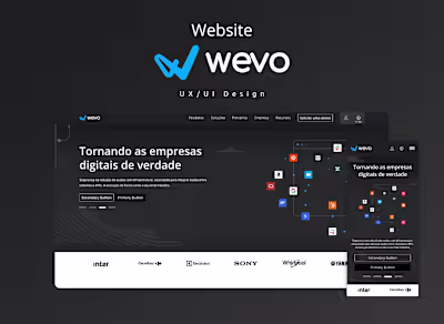Wevo Site | UX/UI Design