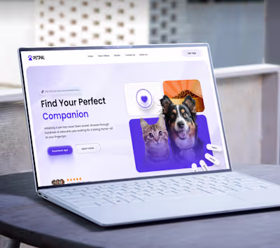 PetPal App, Website, & PitchDeck Design