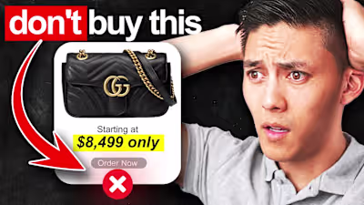 Luxury Items Are For Broke People - YouTube
