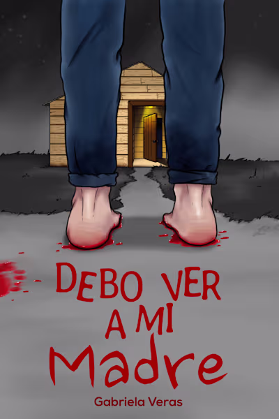 Horror book cover design