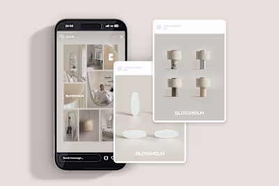 Blossholm Paid Social Campaign Creatives