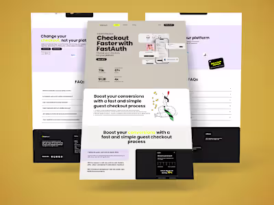 FastAuth – Streamlined Checkout & Authentication Platform