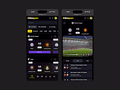 Get a Cutting-Edge Sports App Design with Live Event Features