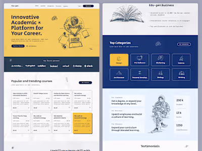 Edu-gen LMS Website – Online