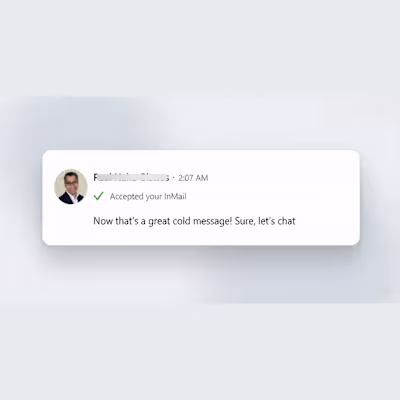 Good outreach isn't annoying.

It’s just