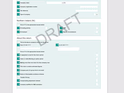 UK Company tax return filing