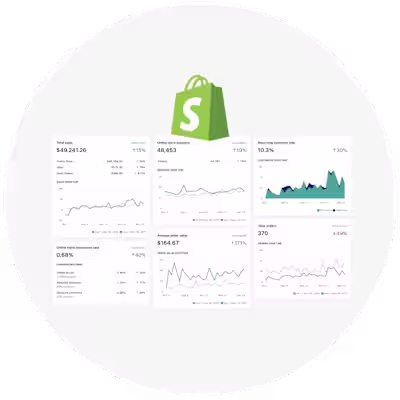Shopify Performance Dashboard Development