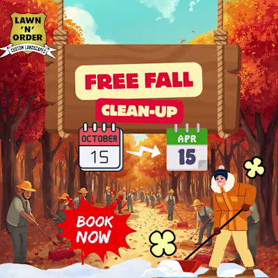 @LawnNOrder #LawnNOrder 🍂 Seasonal campaign design that cap...