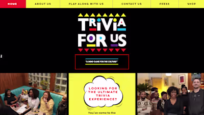 Virtual Trivia Transformation for Trivia for Us