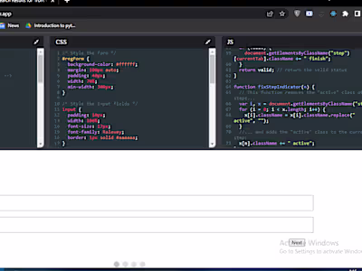 Front end Code Editor