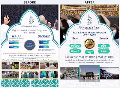 Al-Muntada Travel - Flyer