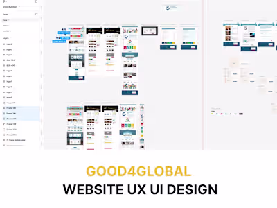 Good 4 Global | Website UI / UX Design