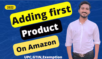 I will set up amazon account product listing