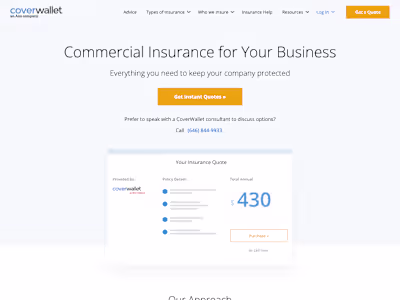 CoverWallet -Small Business Insurance Quotes 