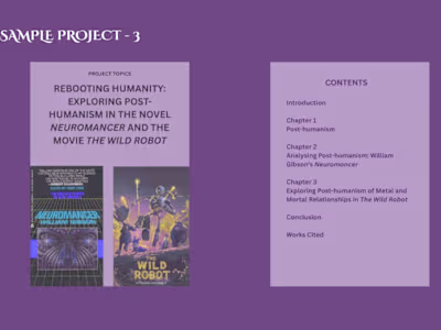 Customized Academic Projects