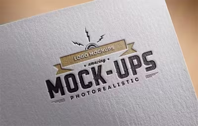 Logo Mockup Design for Realistic Branding Presentation