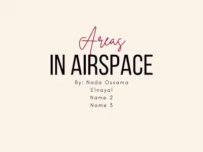 Areas in Airspace presentation 