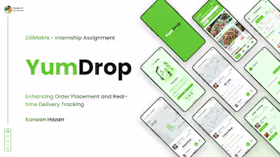 YUMDROP - Ui/Ux Case Study on Behance