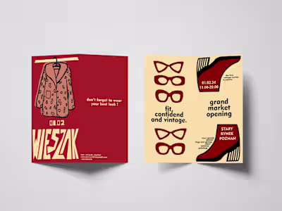 Booklet for vintage market 