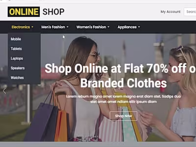 Shopping Website