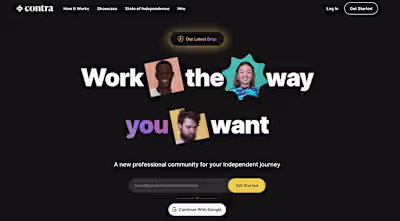 Contra Landing Page