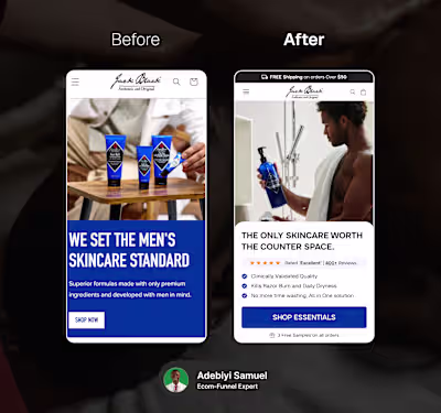 This landing page was converting