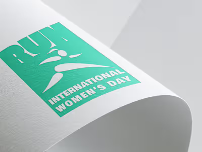 Logo design for International Women's Day Run