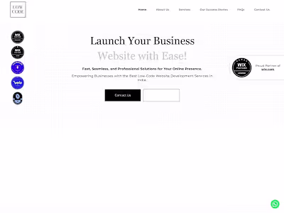 Low Code Website Development 