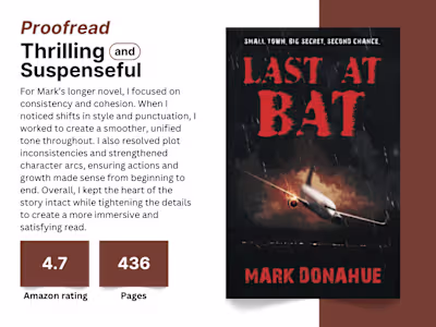 Proofread: Suspenseful mystery