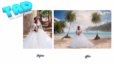 Wedding photo editing
