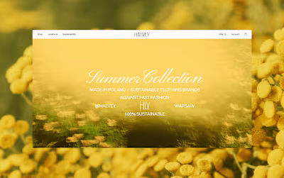 Sustainable Clothing Brand Halvey
