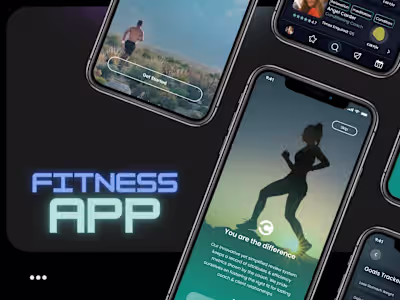 Fitness app UI design :: Behance