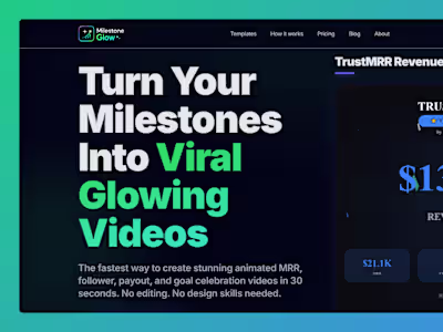 Turn Milestones into Stunning Neon Videos with MilestoneGlow
