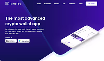 Develop PumaPay's wallet app and dApp using modern JS framew...