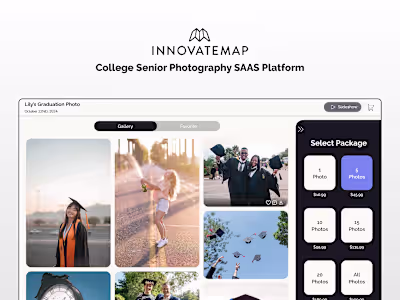 InnovateMap College Senior Photography SAAS Platform Creation