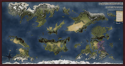 Creating my largest map to date.