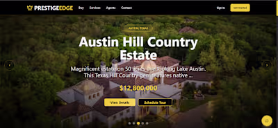 check out this advanced Full-Stack luxury real estate platfo...