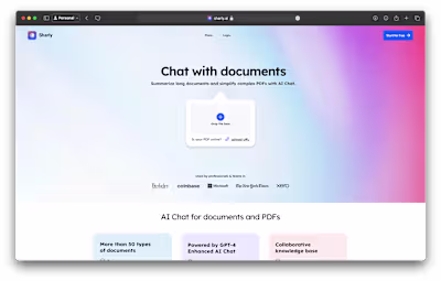 Sharly AI - Landing Page
