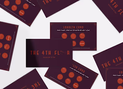 Logo design, loyalty card design & brand elements