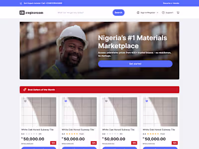 E-commerce web application for EngineRoom
