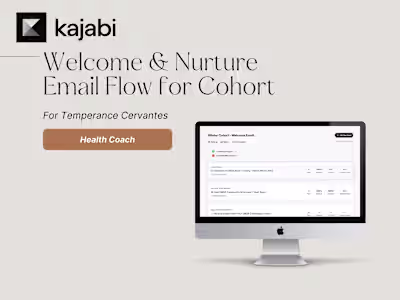 Kajabi Email Automation Setup for Coaching Programs