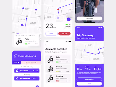 Fatbike Sharing: Web App Design