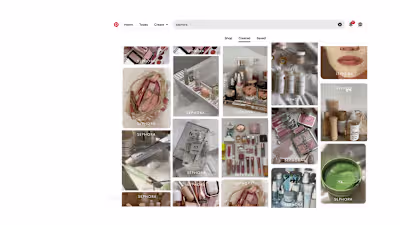 Pinterest x Sephora Brand Makeover