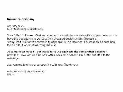 Ability Advocacy: Commercial