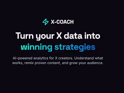 X-Coach | AI-Powered Content Strategy