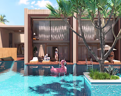 Bungalows Hotel Resort, 354 Studio