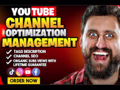 I will create and setup youtube channel with logo, banner, intro